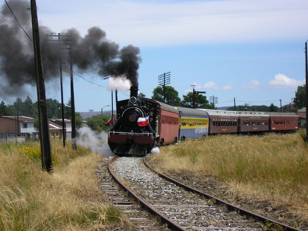 Locomotora Vieja estación de trenes, Valdivia by valeangelps