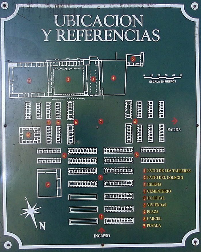 Plano de la reducción jesuítica by Jared J. Myers