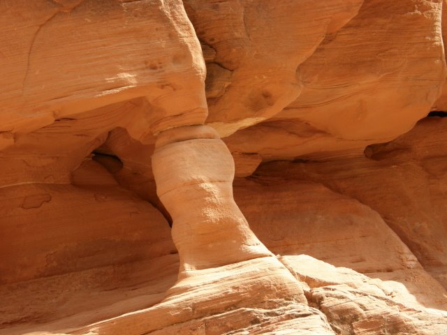 Sandstone -rock formations-Mojave Desert by Eva Lorentzen