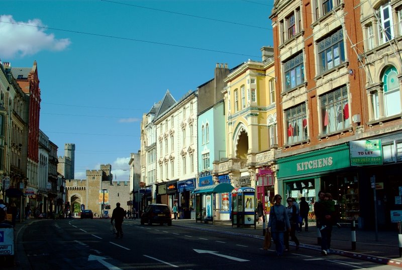 Cardiff, High Street by Slawomir Purzycki