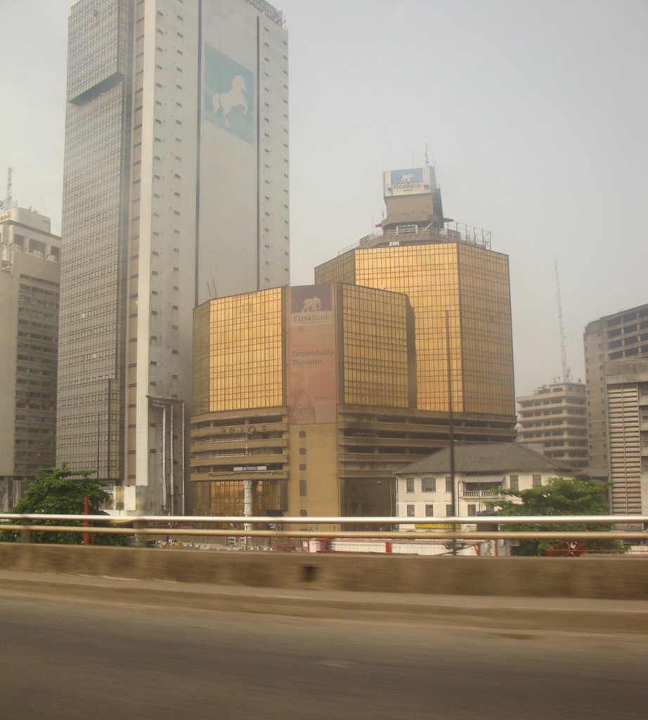 Union Bank & First Bank Marina Lagos Island by JoeBlaze1989