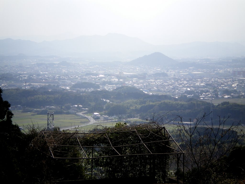 福岡　飯塚　ドライブイン八木山展望台 Drive-in Yakiyama Observatory in Iizuka, Fukuoka, Kyusyu, Japan. 2009. Landscape. by 表野豊