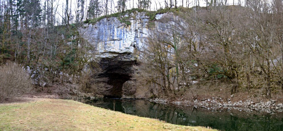 Natural bridge in Rakov Škocian by Igor Mohoric Bonca