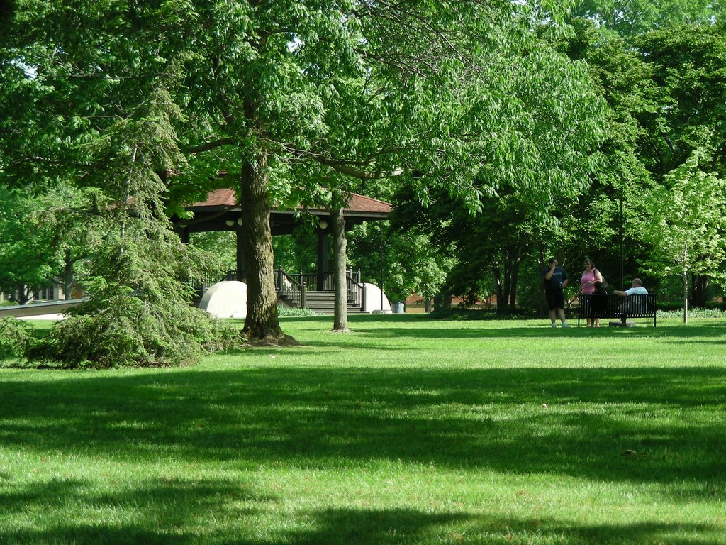 Tappan Square - Clark Bandstand by siasconset