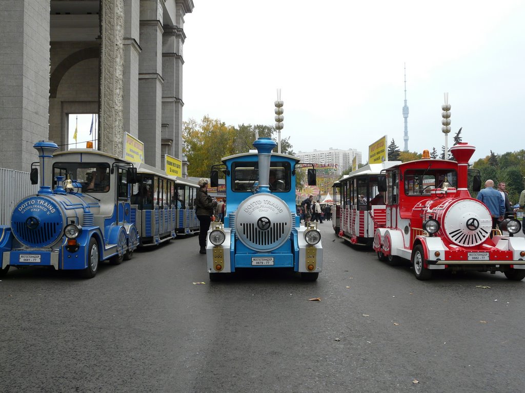 Паравозики, ВДНХ, Москва by A.Kano