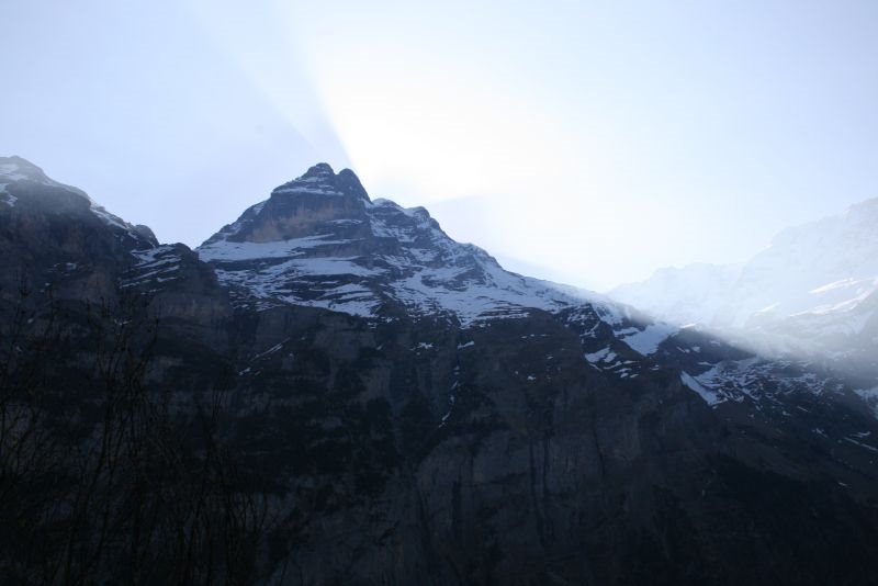 Daybreak over the Jungfrau from Chalet Anneli by the9thcorner