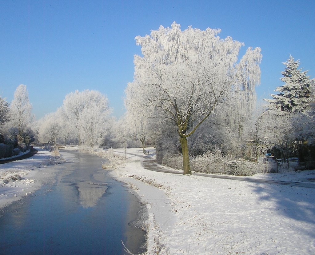 Op een mooie winterdag by dico oprel