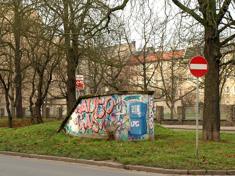 Schron, Narutowicza Street, Szczecin by Maciej Godniak