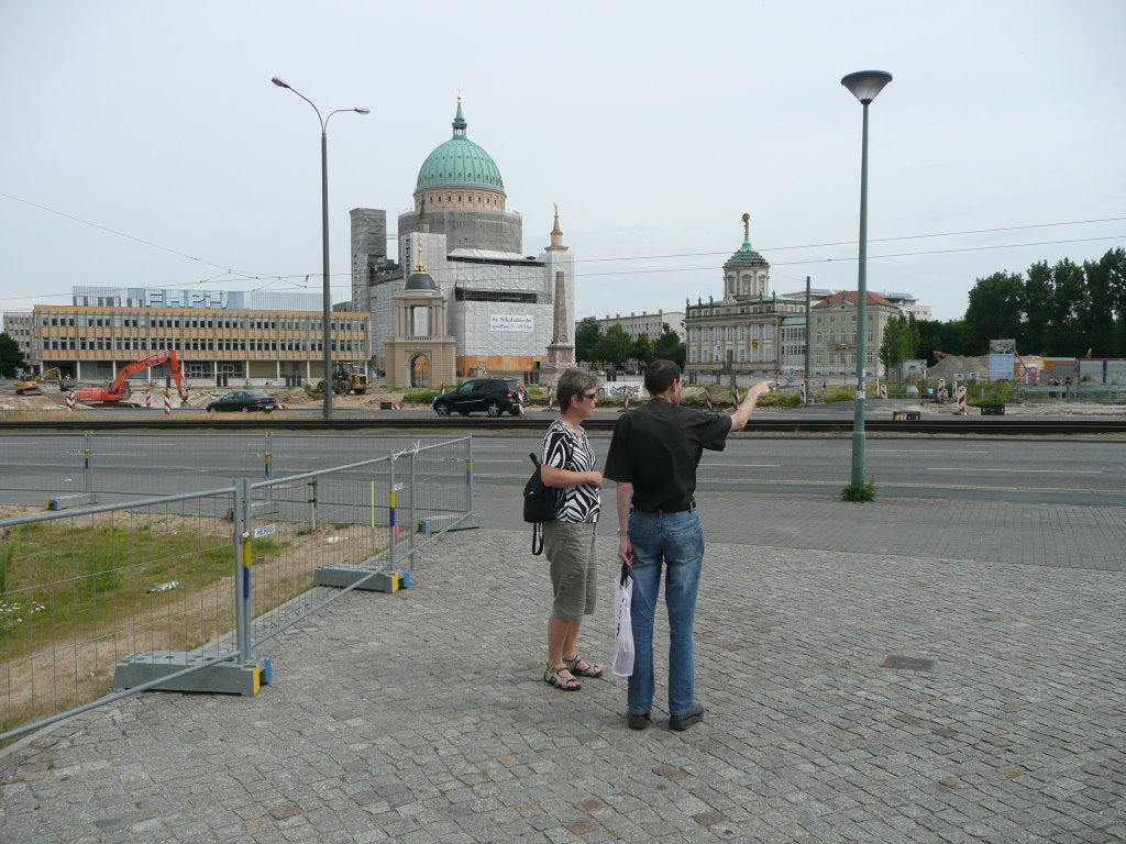 6.7.08_Potsdam_Pädagogische Hochschule, Nicolaikirche, altes Rathaus und "Schlossbaustelle" by rahsegler