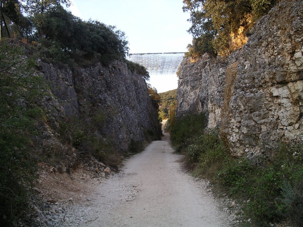 Trinchera del ferrocarril minero by Enrique Camarero