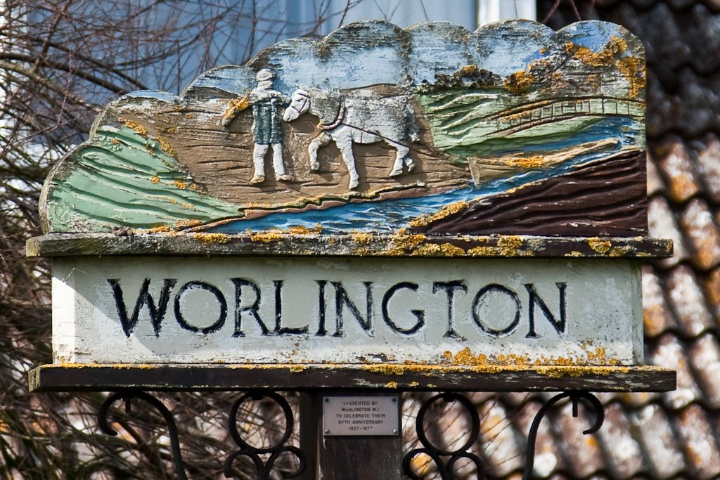 Worlington Village Sign by eaglekepr