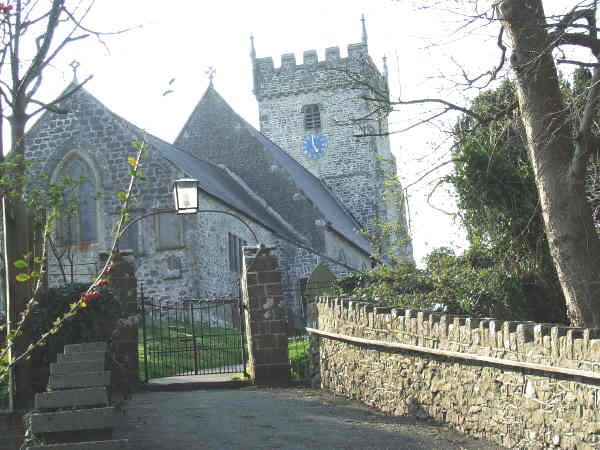 St Bridgets Church in St Brides major by RogerGLewis