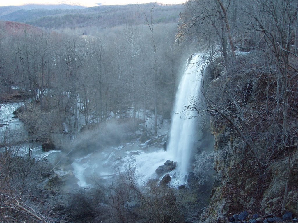 Winter at Falling Spring Alleghany County Va by EricBartsch