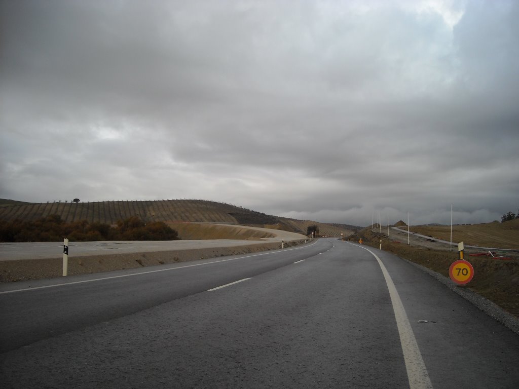 Carretera hacia La Malahá. Diciembre de 2008 by viajeroandaluz