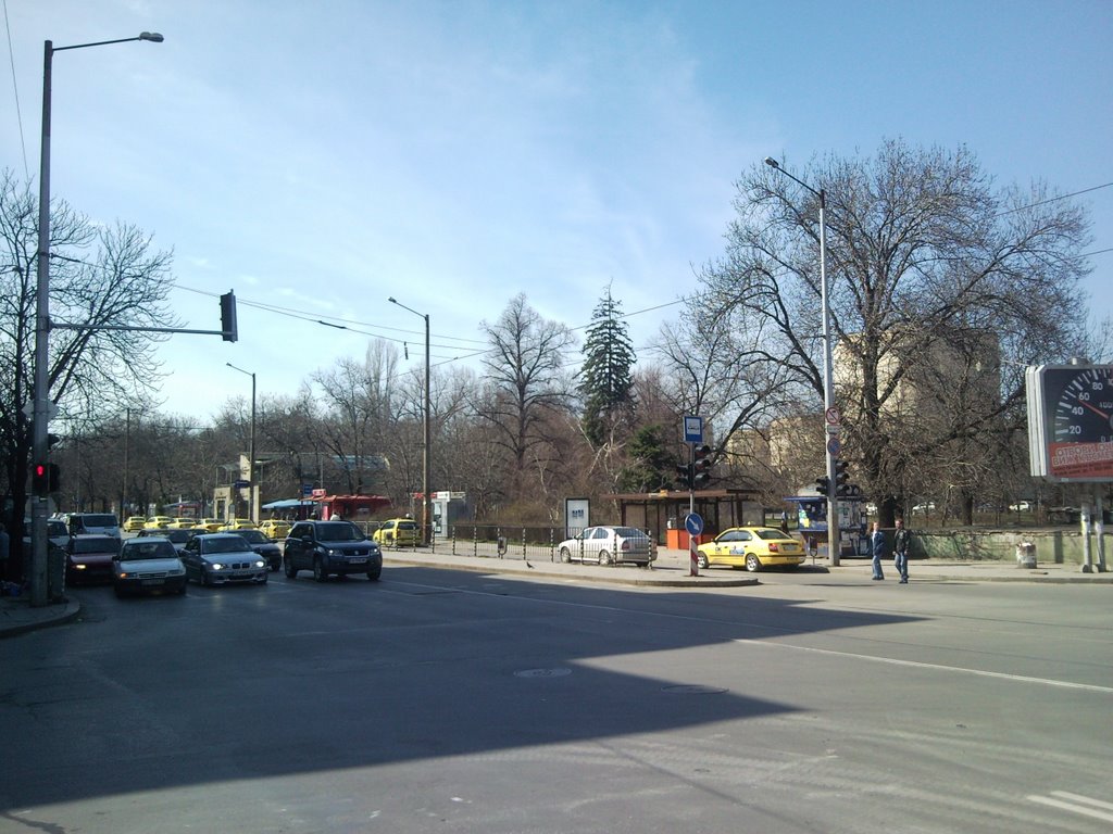 View to the park and Sofia Theater by de Cortes