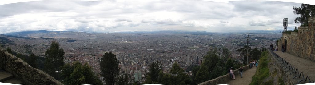 View from monserate Bogota by chachachaa2000