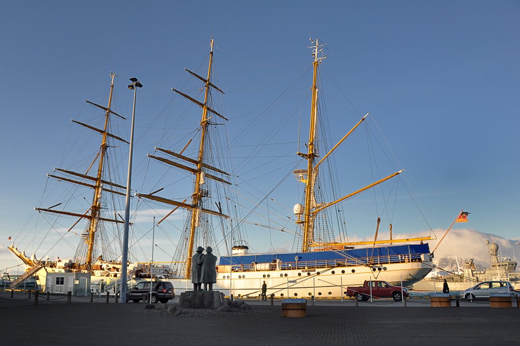 Reykjavík Harbour - Gorch Fock by Sig Holm