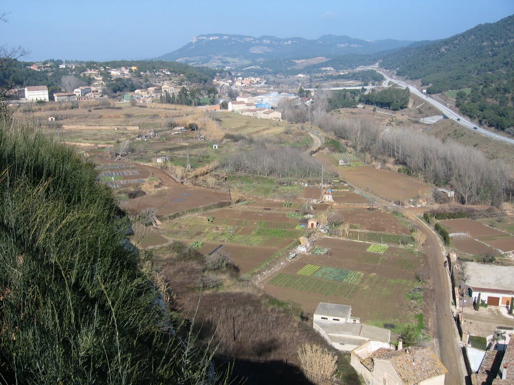 La Barquera, Torre Baixa, La Pobla de Claramunt, els Mollons, des de la Miranda Xica de Capellades by joan miquel