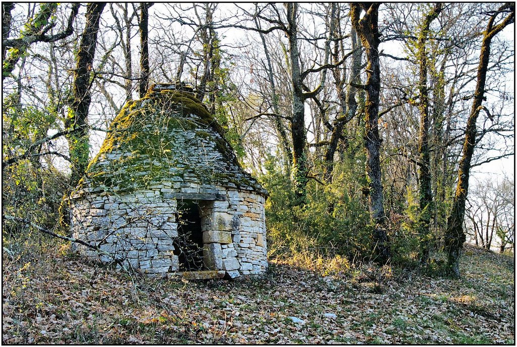 BOUZIC [24] - Cabane aux Sept Frères. (mars 2009) by Michel Chanaud