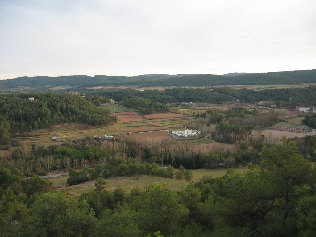 Vall de la riera de Carme, des del dipòsit de les Garrigues by joan miquel