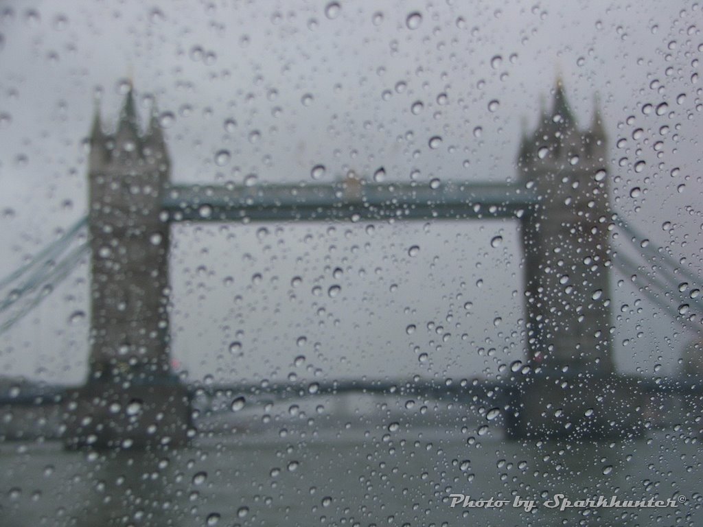 #92 Tower Bridge in the rain by Sparkhunter