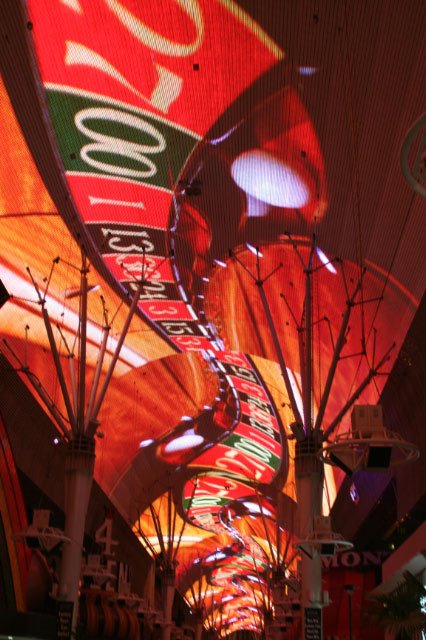 Fremont Street Experience by Zbigniew Lis