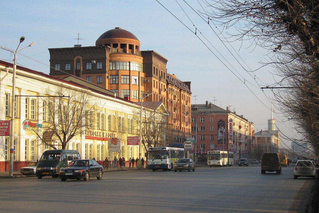 A view on Karl Marx av. (Вид на проспект Маркса) by Alexey Pavlov