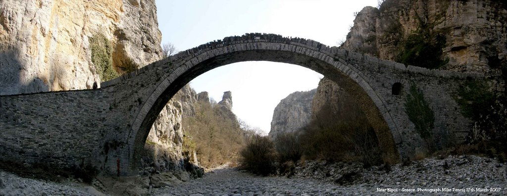 Stone Bridge near Kipoi, Zagoria, Greece by mypinknee