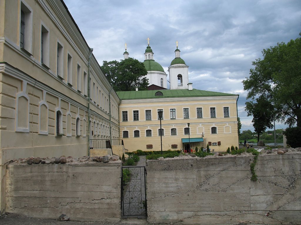 Church of the Epiphany and the monastery by Andrej Kuźniečyk