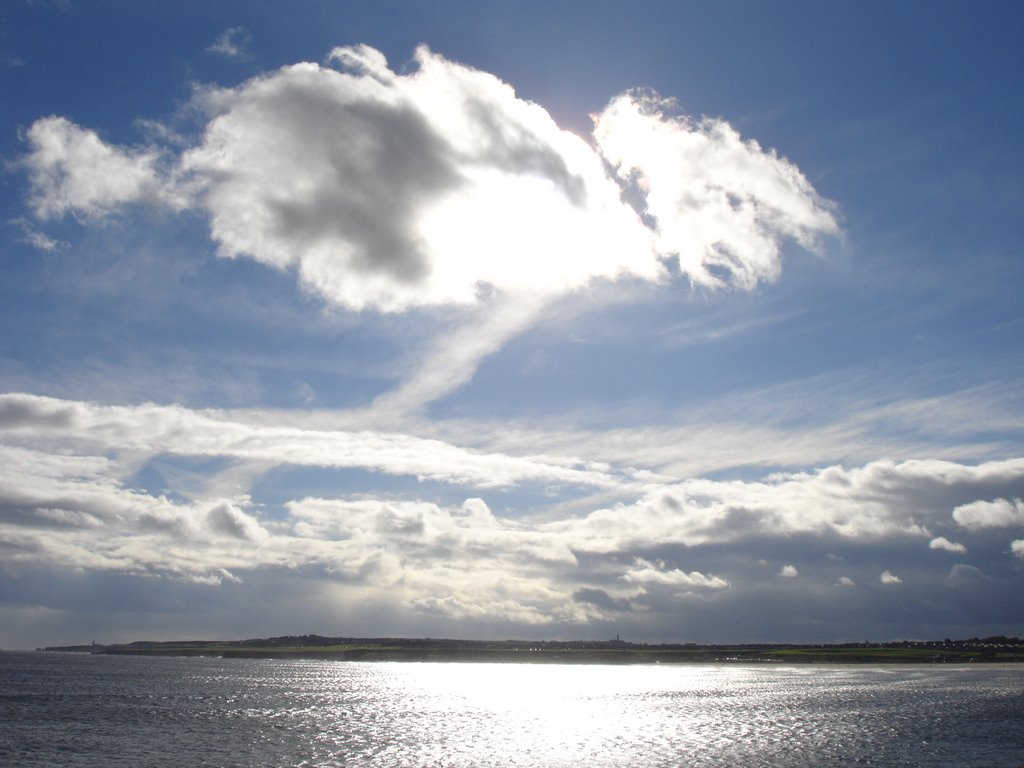 South Shields Pier, view to South East by stevorc