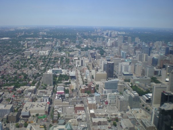 Toronto view from cn tower by HEKMAT SALEH