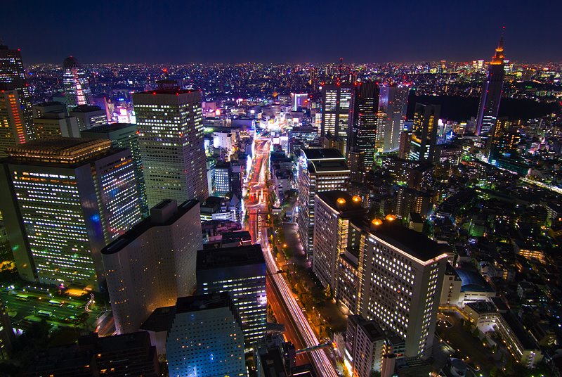 Shinjuku from Park Hyatt by nubero