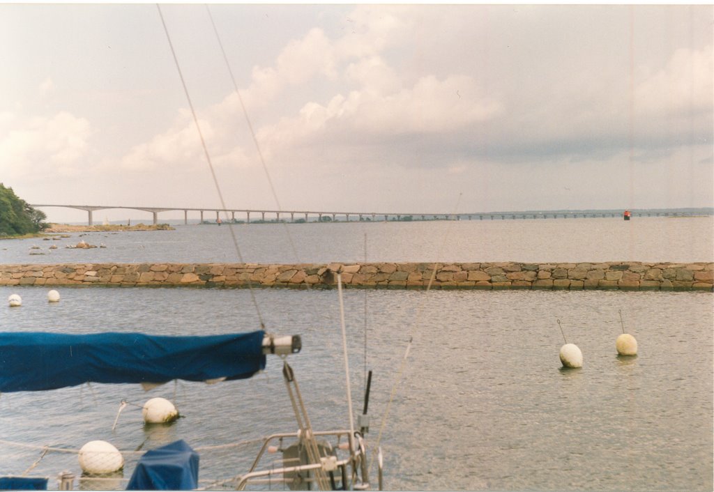 The Öland bridge in 1993 by Annelis