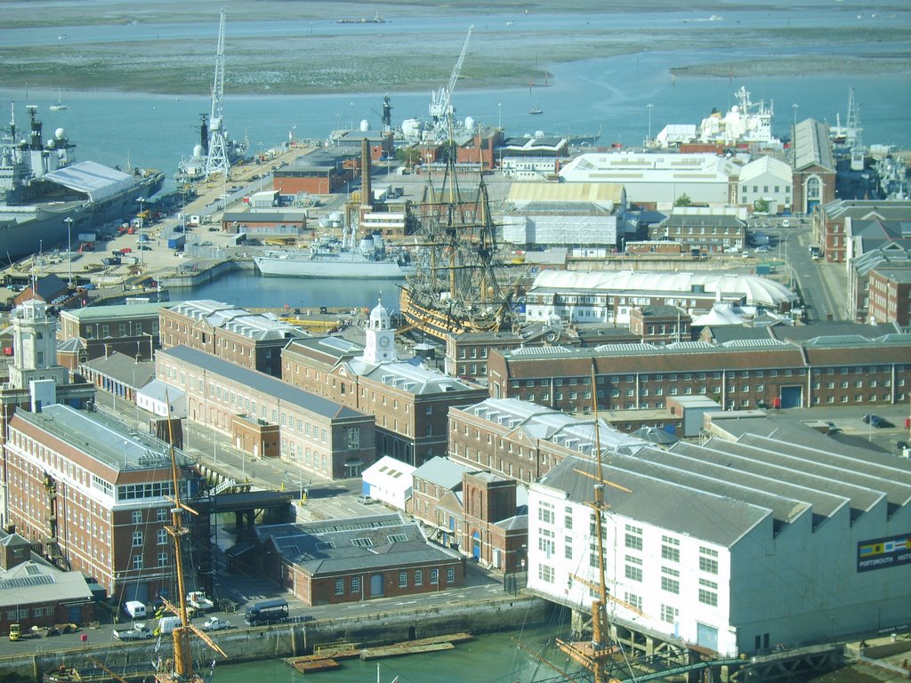 Hms victory from spinnaker tower by neil61