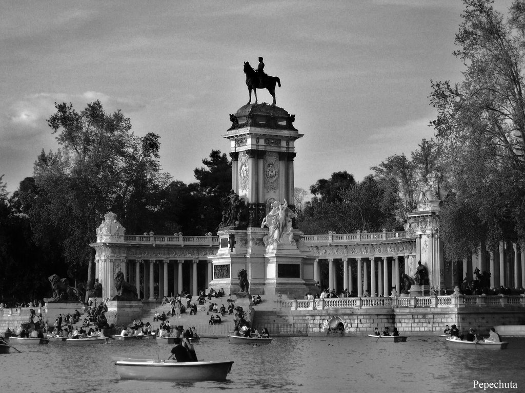 P - En un rincón del Retiro 17 - P by pepechuta