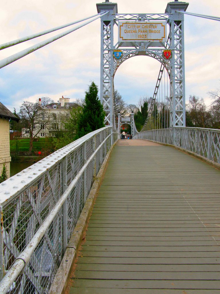 Suspension Bridge. Chester by Nick.luxemburg