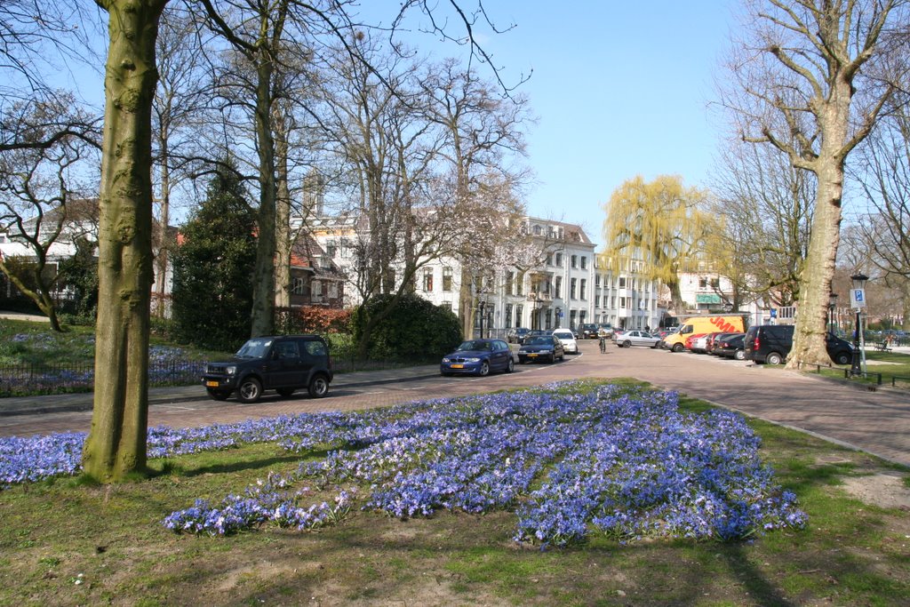 Blauw bloemenperk Lepelenburg by Carl030nl