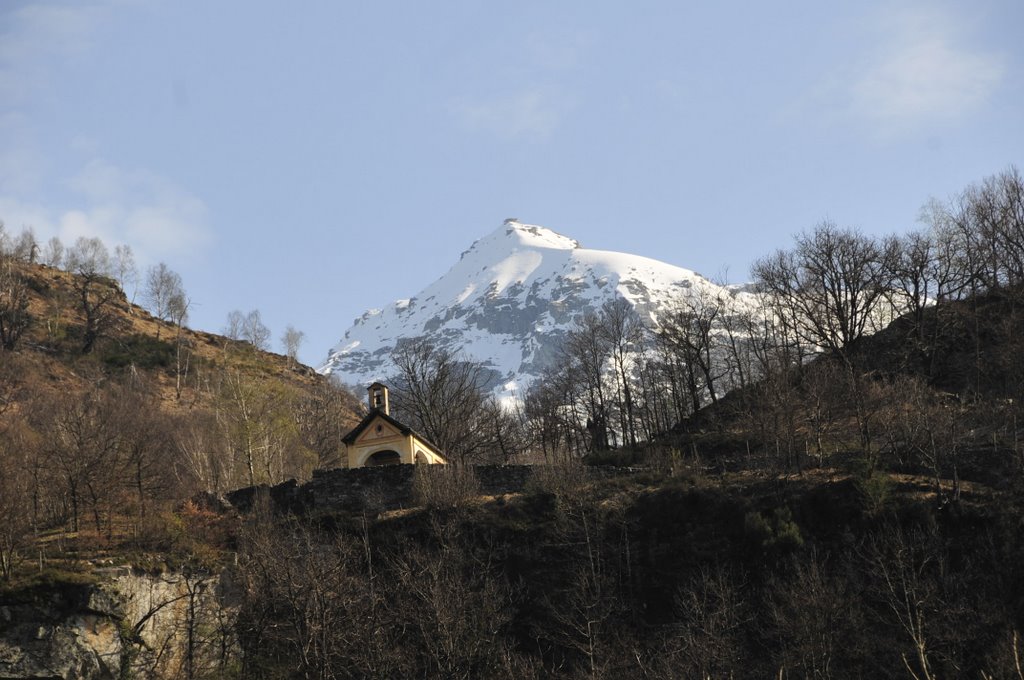 Maggia chapel by Peter B. Pearman