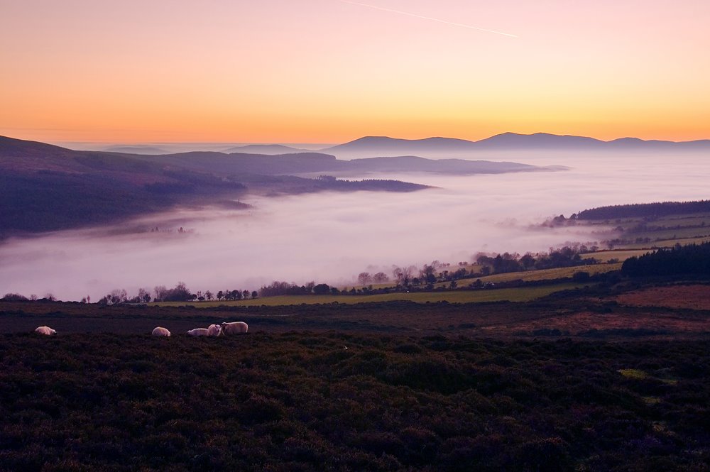 The Comeragh Mountains look" sea" by qifeloyi