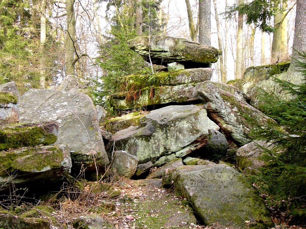 Verstürzte Felsburg: Felsenhaus I by der_odenwaelder