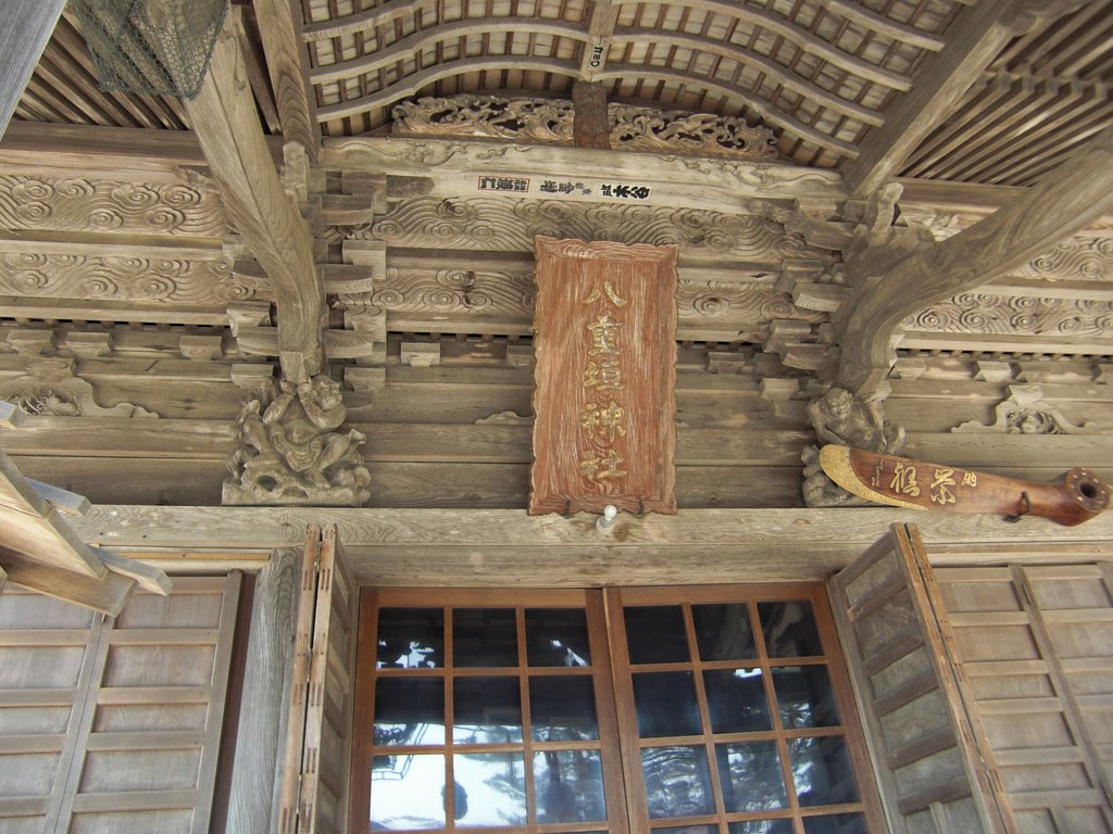 八重垣神社拝殿の彫刻、Carving of Haiden of Yaegaki-jinja shrine by Nachtigall Blaue