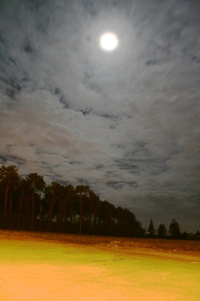 Lune et nuage by benbagues