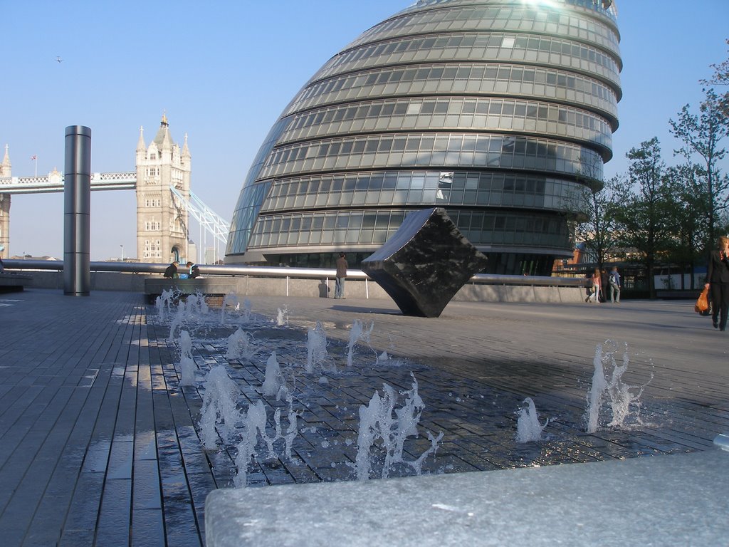 Fountains near City Hall by Sokkk_y