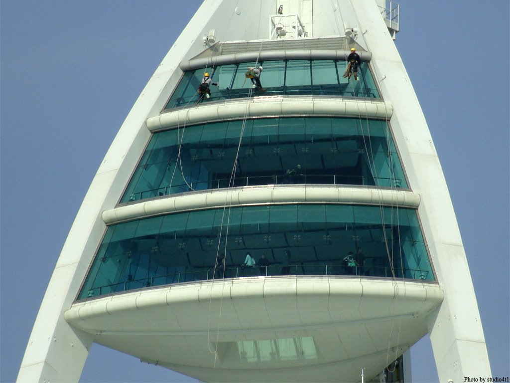 Spinnaker tower windowcleaners by TonyWalker Studio4t1