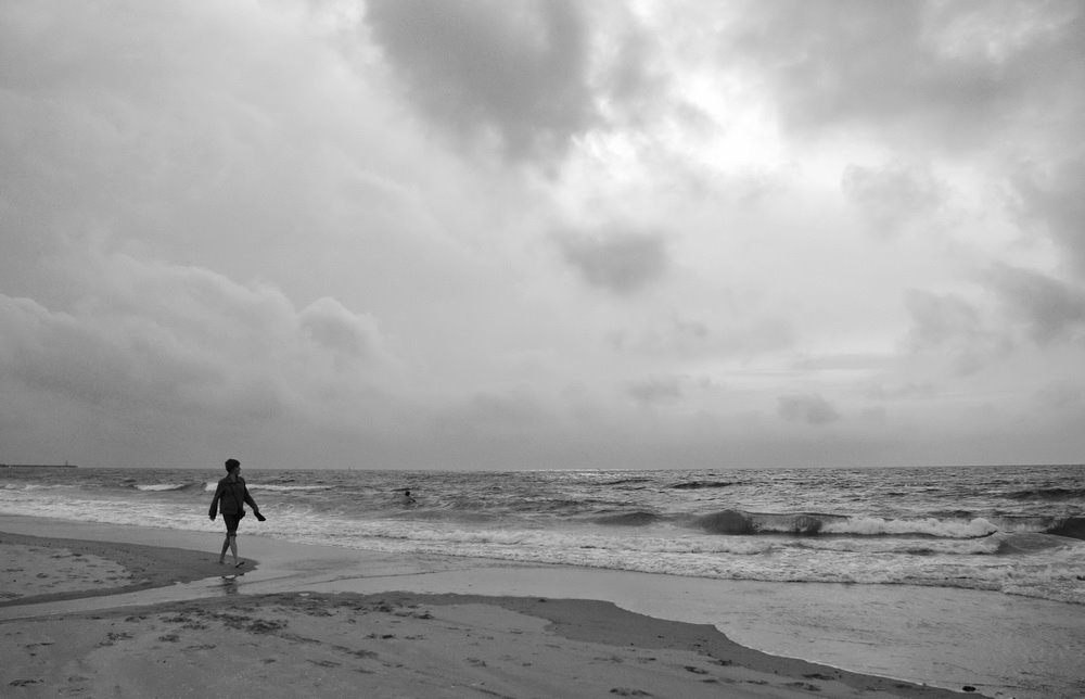 On a beach by Sasha Moroz