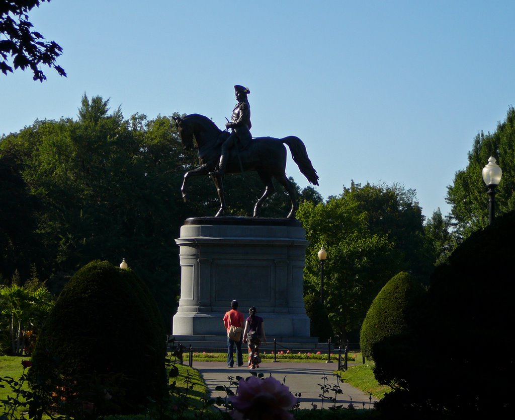 George Washington statue, Boston Public Gardens, Mass, USA by Paul Dineen