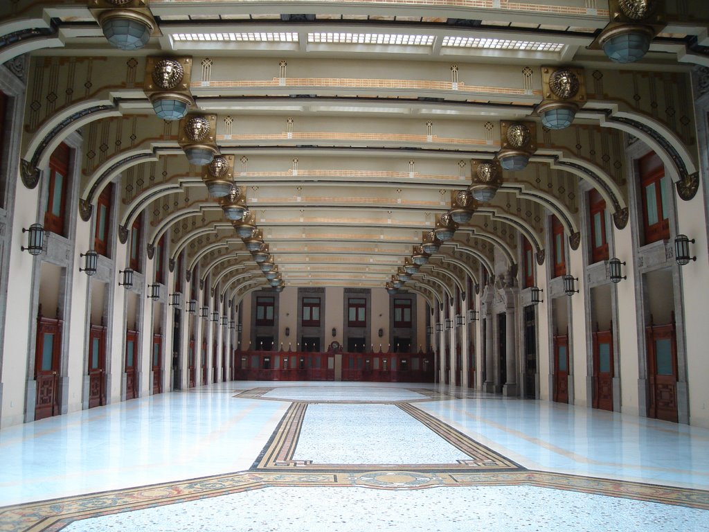 Salon de la tesoreria en Palacio Nacional by BASIO