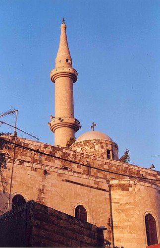 The Old Al-Tall Masjid and Church by t_tbaishat