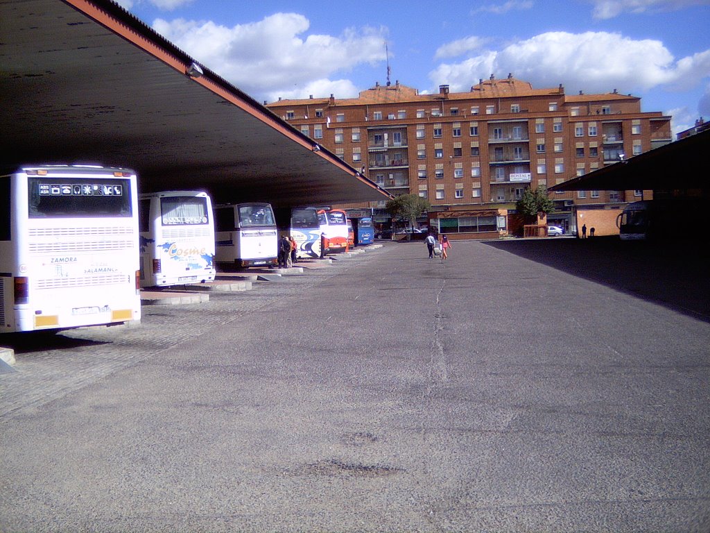 Estación autobuses by Hostal Navasfrías