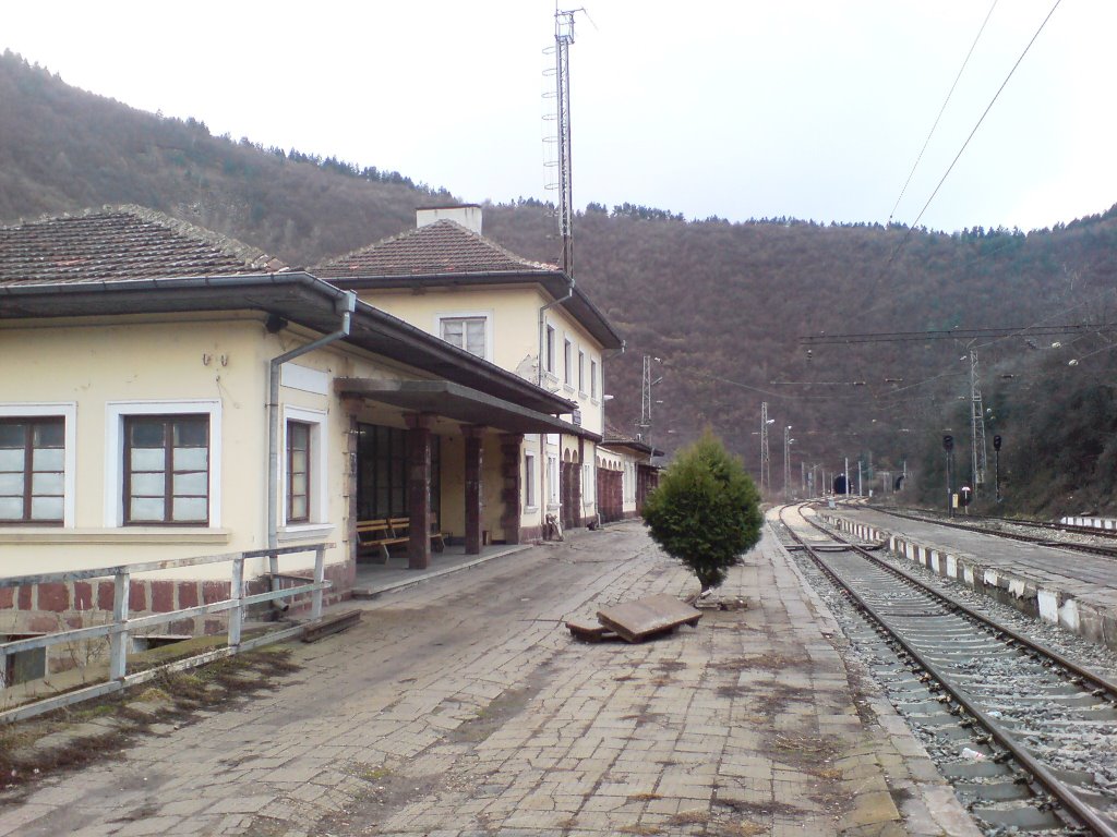 Iskar Gorge - Vlado Trichkov railway station / Искърско дефиле - спирка "Владо Тричков" by Vesko Vasilev